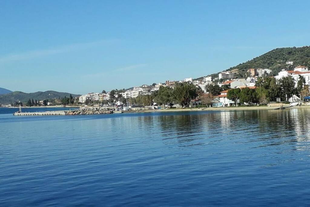 Amazing Sea View-Neos Pyrgos Beach -Evoia Greece Néos Pírgos Eksteriør bilde